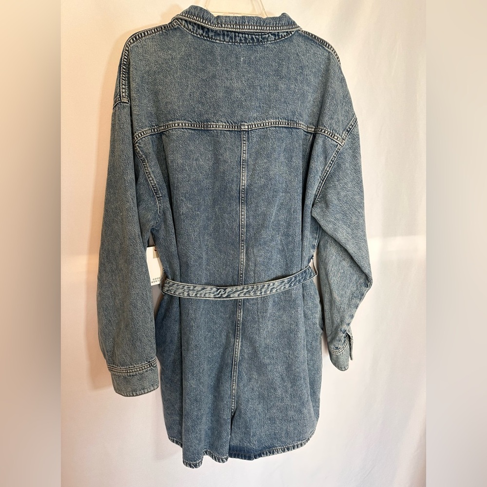 Good American Fit for Success Denim Romper in Indigo793 - Size XL - NWT - Picture 5 of 9
